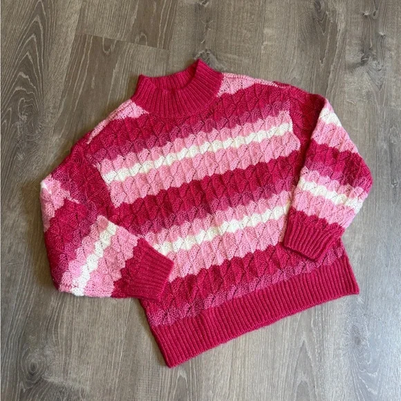 99 Jane Street Women's Pink and White Sweater-size S-NWT - Picture 10 of 10